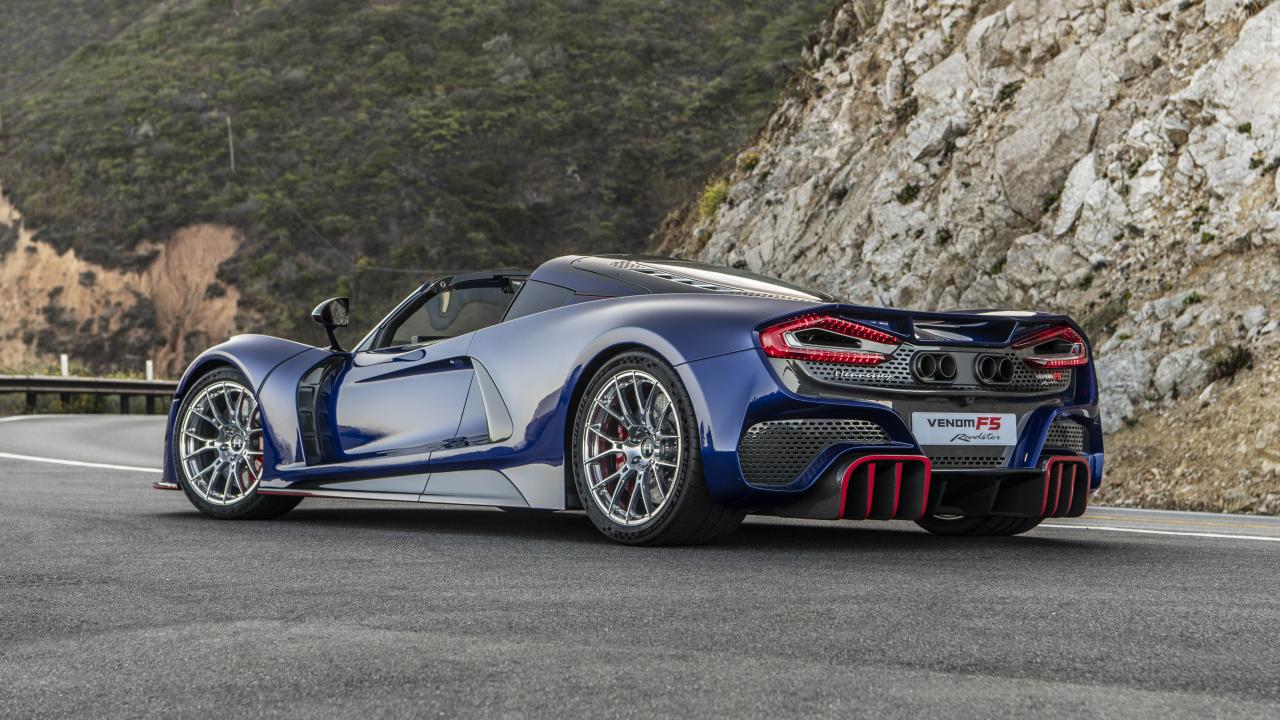 Venom F5 Roadster Hennessey Top Gear