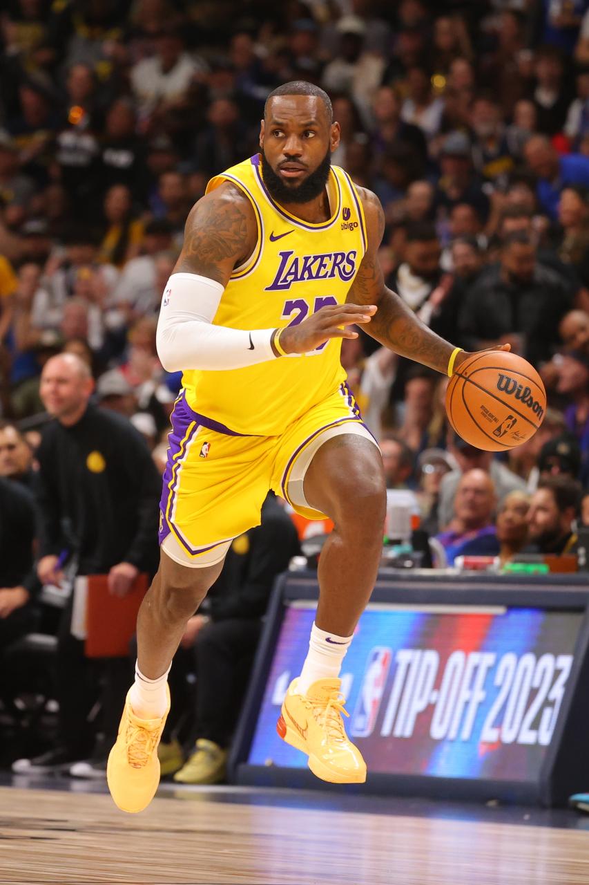 LeBron James arrives for LA Lakers opener in ,000 Louis Vuitton outfit including ,000 Speedy Bandouliere 40 bag | The US Sun