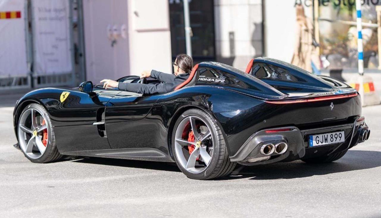 Zlatan Treats Himself To A Ferrari Monza SP2 - SoccerBible