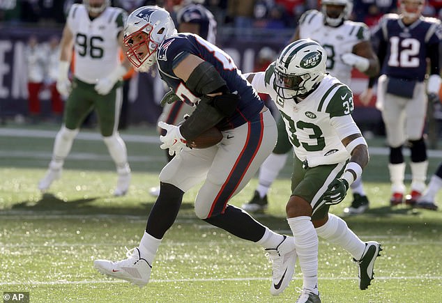 Other than being a four-time Super Bowl champion, Gronk also holds the Patriots franchise record of total receiving touchdowns (79)