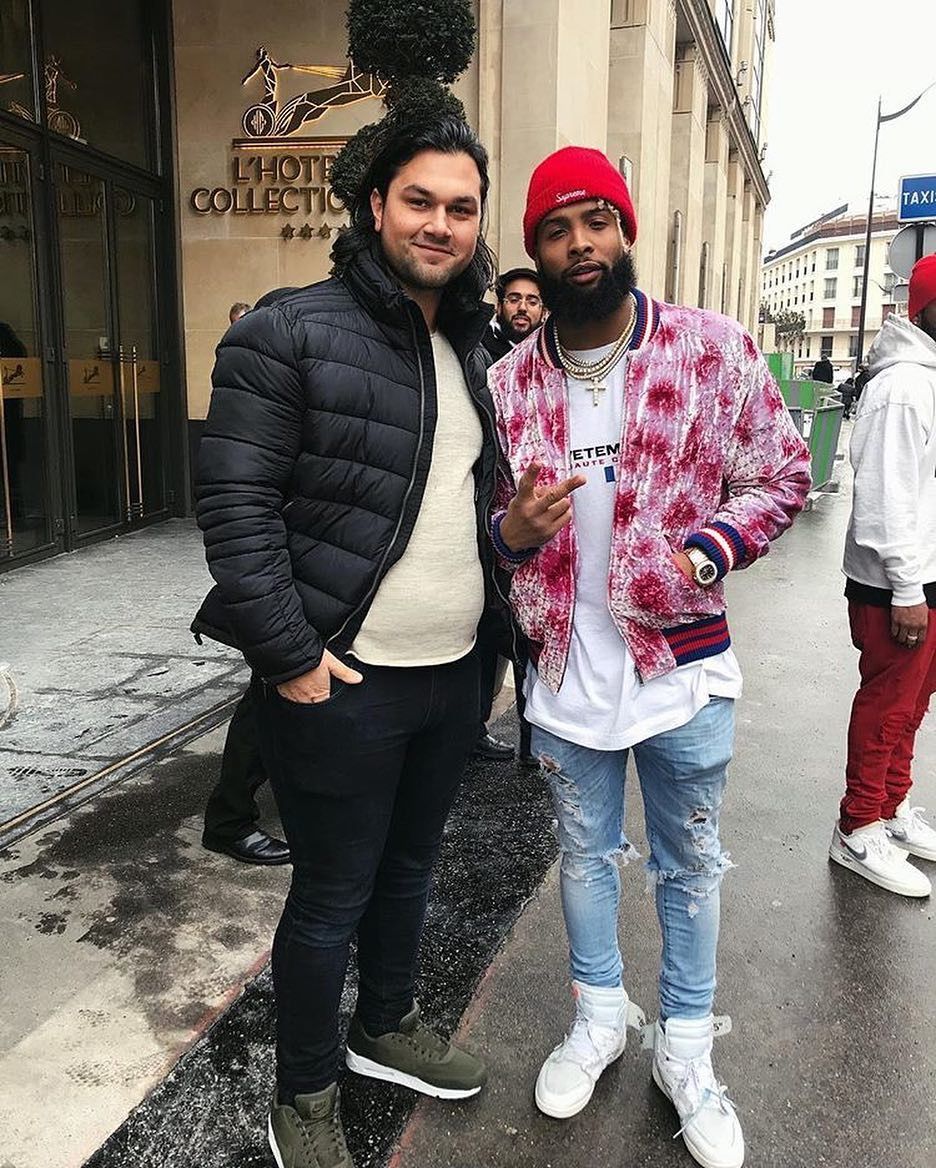 SPOTTED: Odell Beckham Jr Summer-ready In Prada Shirt, Rhude Hat Chanel X Pharrell Sneakers – PAUSE Online Men's Fashion, Street Style, Fashion News Streetwear | designbyiconica.com