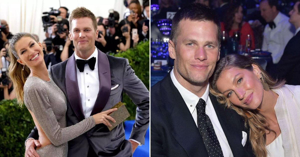 Brady with Gisele Bundchen (Credit: People)