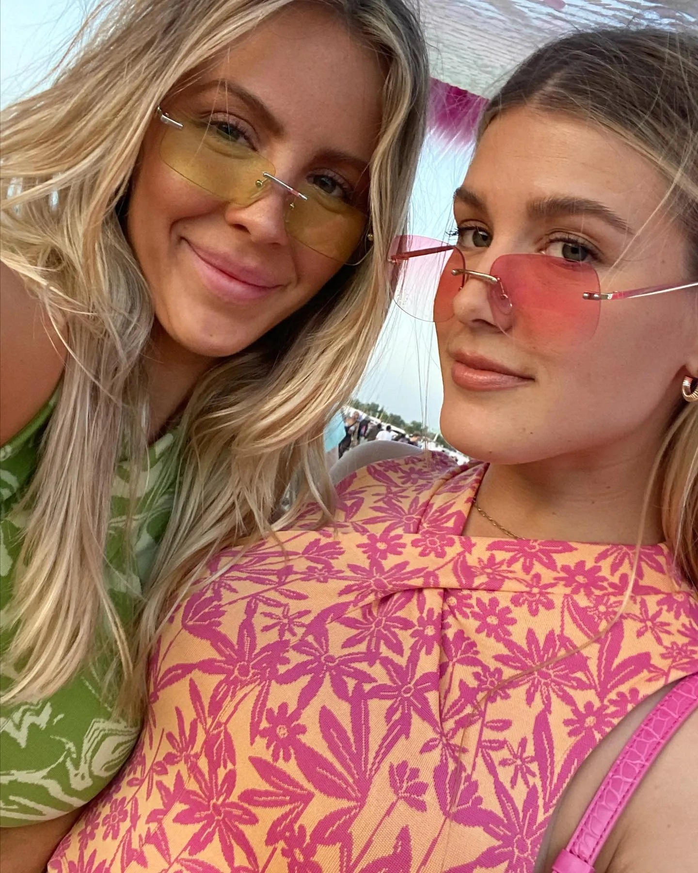 The twins soaked up the California sun at Coachella