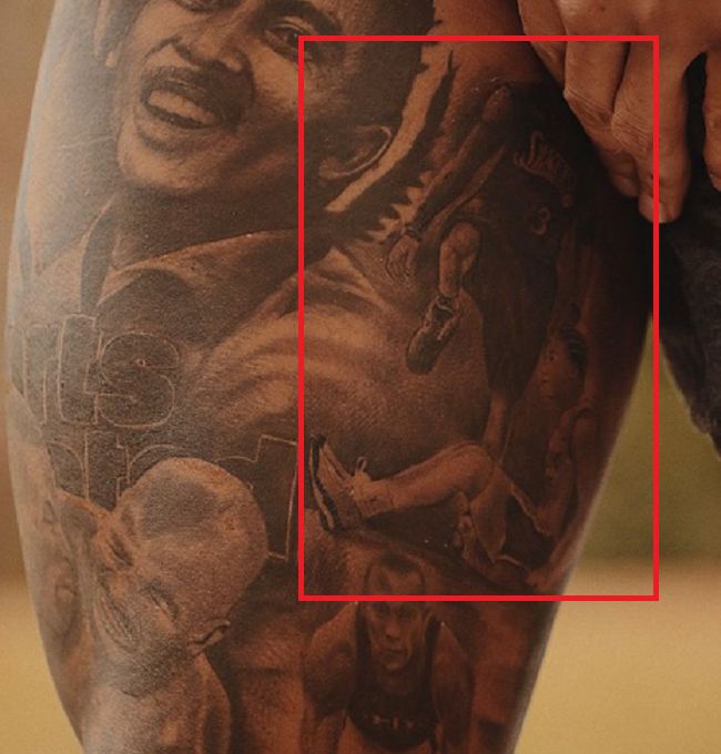 Odell Beckham Jr-Allen Iverson stepping over Tyronn Lue-Tattoo