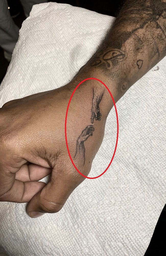 Odell Beckham Jr-The Creation of Adam-Tattoo