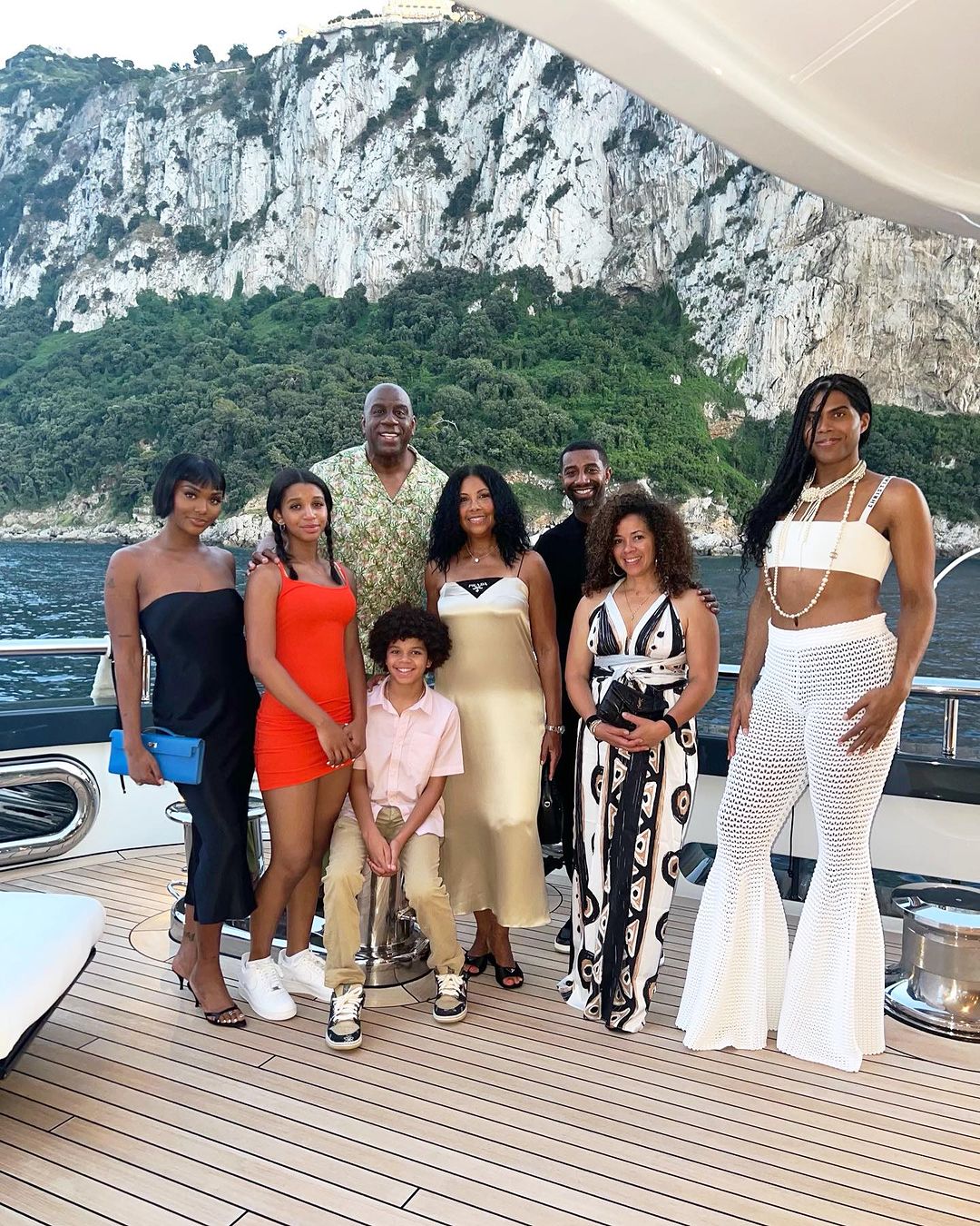 'One of Our Favorite People,' Magic Johnson and Cookie Johnson Say About Their European Yacht Vacation Host Chef for Dinner