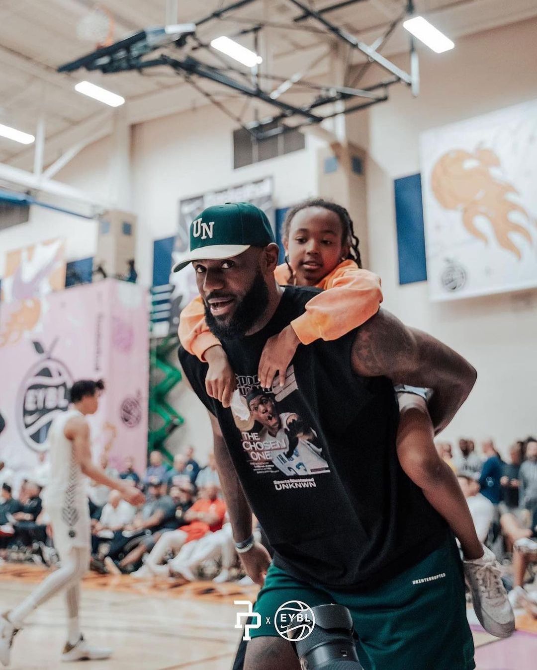 LeBron and Savannah surprise angel Zhuri's 9th birthday party